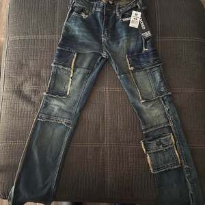State of Crew Stacked Cargo Denim Jeans